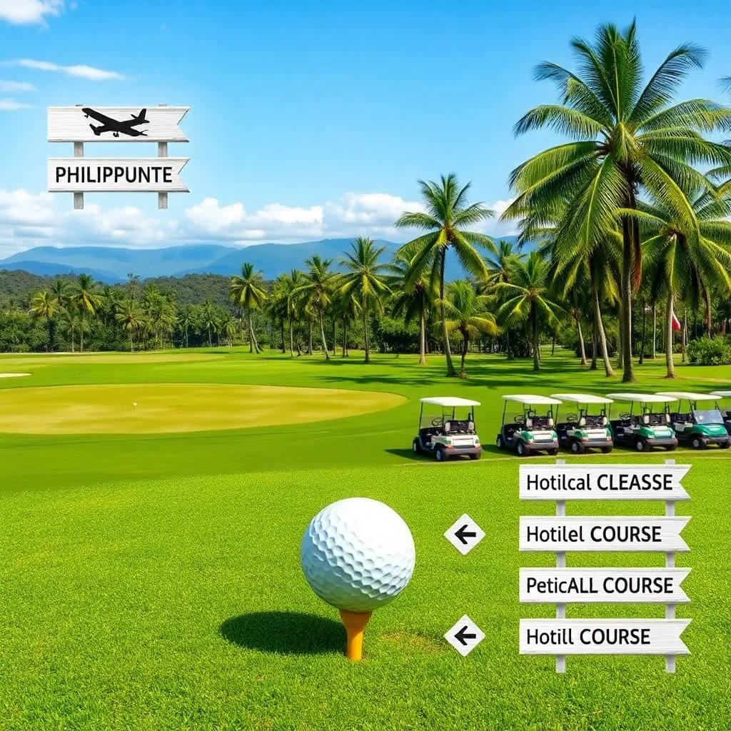 필리핀골프 현지연결구조: 마닐라 지역 골프여행의 성공 전략