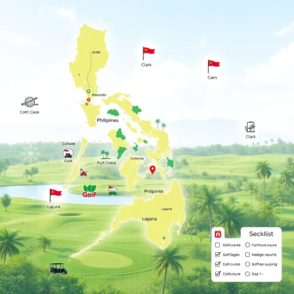 필리핀골프: 마닐라에서의 효과적인 골프 투어 일정 구성과 현지연결구조 활용법